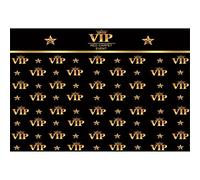 Aoihrraan 1,5x1m VIP Rouge Tapis événement Toile de Fond Célébrité défilé doré étoiles Couronne Noir Or thème Photographie Fond Prix Cérémonie Scène Spectacle Bal Fête Portrait Photo Accessoires