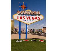 Aoihrraan 1,5x2,2m Bienvenue À Las Vegas Toile De Fond Fabuleux Nevada Ville Vert Herbe Panneau D'Affichage Photographie Fond Casino Thème Fête Enfants Adultes Voyage Portrait Photo Accessoire