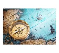 Aoihrraan 2,2x1,5m Carte du Monde Toile de Fond Vintage Boussole Voilier Nautique Voyage Dessins Photographie Fond Aventure Touriste Fête Enfants Adultes Art Portrait Photo Studio Accessoires