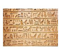 Aoihrraan 3x2,5m Ancien Egypte Hiéroglyphes Toile De Fond Pierre Sculpture Pictographe Égypte Histoire Civilisation Photographie Fond Archéologie Cours Voyage Vidéo Shoots Portrait Photo Accessoire