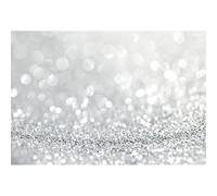 Aoihrraan 3x2,5m Argent Paillettes Toile de Fond Brillant Paillettes Taches Abstrait Flou Bokeh Halos Photographie Fond Prom Fête Enfants Anniversaire Nouveau-né Bébé Shower Photo Studio Props