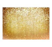 Aoihrraan 3x2,5m Briller Or Bokeh Toile De Fond Doré Paillette Brillant Taches Photographie Bébé Douche Mariage d'anniversaire Fête Bar Clandestin Enfants Adultes Portrait Accessoire Studio Photo