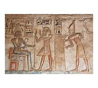 Aoihrraan 3x2,5m Egypte Hiéroglyphes Toile de Fond Sculptures de l'Egypte Ancienne Sphinx Archéologie Civilisation Photographie Fond Antiquité Histoire Culture Murale Voyage Portrait Photo Prop