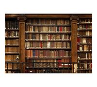 Aoihrraan 3x2,5m Étagère Vintage Toile de Fond Bibliothèque Scolaire Bibliothèque Rétro Livres Anciens Photographie Fond Vidéo Conférence Décor Étudiants Cérémonie de Graduation Photo Studio Prop