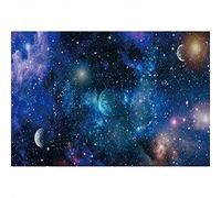 Aoihrraan 3x2,5m Galaxie Toile De Fond Univers Terre Brillant Ciel Étoilé Espace Extérieur Planète Photographie Aventure Anniversaire Fête Bébé Douche Garçon Fille Enfants Portrait Studio Photo