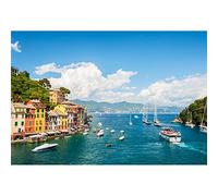 Aoihrraan 3x2,5m Venise Paysage Toile de Fond Italie Watertown côtier Paysage Urbain rivières Bleu Ciel Photographie arrière-Plan Enfants Adulte Vacances Portrait Amant Mariage Fête Photo Prop