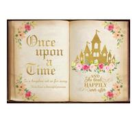 Aoihrraan 3x2m Conte Fées Livre Fond Ancien Château Coloré Fleur Histoire Romantique Photographie Fond Petite Fille Princesse Anniversaire Fête De Mariage Bibliothèque Décoration Studio Photo Prop
