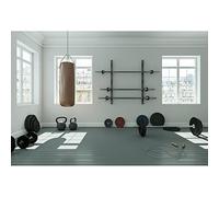 Aoihrraan 3x2m Gymnase Toile de Fond Moderne Fitness Salle Haltère Sac de Sable Exercice Équipements Intérieur Photographie Fond Vidéo Tournages Sports Thème Bannière Gym Poster Décor Photo Prop