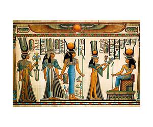 Aoihrraan 3x2m Toile de Fond de Papyrus égyptien Antique Parchemin Hiéroglyphique Dieux Ramsès Pharaon Fond de Photographie Murale pour Voyage Vacances Fête Décoration Accessoires Photo Props