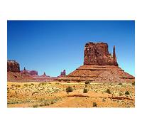 Aoihrraan 3x2m Vallée des Monuments De L'Ouest Toile De Fond Désert Décor Parc National Paysage Naturel Photographie Extérieur Voyager Vacance Cowboy Fête Gamins Adultes Portrait Photo Vinyle