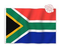 Aoihrraan Drapeau De L'Afrique Du Sud 80x120cm Double Face Drapeau De L'Afrique Du Sud En Plein Air Célébration Bannière Maison Jardin Porche Parti Décoration Drapeau Avec 2 Oeillets Solides