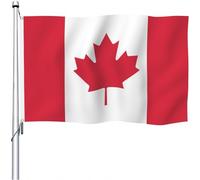 Aoihrraan Drapeau Du Canada 120x180cm Double Face Couleur Érable Feuille Drapeau Extérieur Célébration Porche Décoration Drapeau