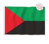 Aoihrraan Martinique Drapeau 180x300cm Double Face Martinique Drapeau Indépendant Bannière Pour La Célébration En Plein Air Maison Jardin Porche Parti Décoration Drapeau Avec 2 Oeillets Solides