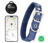 Aoikoy Collier GPS Gatto, Taille Ajustable, Convient aux Petits, Moyens et Grands Chats, Pas de Frais mensuels, étanchéité IP67, Compatible iOS Uniquement !