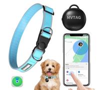 Aoikoy GPS Chien Tracker - Pas de Frais Mensuels - Collier Ajustable Étanche IP67 pour Petits, Moyens et Grands Chiens, Compatible Uniquement avec iOS