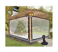 Aoisavch Rideaux de pergola bâches imperméables, bâche avec œillets for Plantes de Jardin, Fournitures de Camping, 60 Tailles (Color : Clear, Size : 11.81x8.2'/3.6x2.5m)