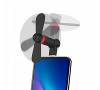 Aoiutrn Ventilateur de téléphone portable pour iPhone 15 Mini Air Phone - Cool Cooler Type-C - Rotation à 180° - Compatible avec Pixel 3/3XL/2/2XL/XL/HTC/iPhone 15 et plus encore