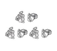 AOIUU ABFI Lot de 6 mini-chaînes de tronçonneuse de 8 pouces, guide-chaîne de rechange for tronçonneuse de 8 pouces, 1/4 pouce, pas LP, 47 maillons d'entraînement, convient for tronçonneuse