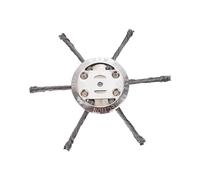 AOIUU Adaptateur Eater for coupe-bordures, tête filaire de rechange, lame de coupe for tondeuse à gazon, plateau de bordure(6 Head 1Pcs)