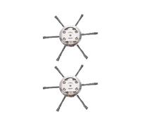 AOIUU Adaptateur Eater for coupe-bordures, tête filaire de rechange, lame de coupe for tondeuse à gazon, plateau de bordure(6 Head 2Pcs)
