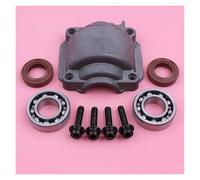 AOIUU Base de Carter de Moteur cylindrique avec 4 boulons et vis, pièce de Rechange for tronçonneuse S-t-h-i-L MS180 MS170 018 017 MS 180 170, Joint d'huile de palier de Vilebrequin