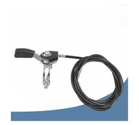 AOIUU Câble d'accélérateur for moteur diesel à essence refroidi par air à tube de 2,5 cm, micro-motoculteur 168F 170F 173F 178F 186FA 188F, interrupteur d'accélérateur(1.6m Cable)