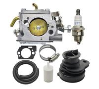 AOIUU Carburateur adapté for Husqrvan 372XP XPX-TORQ, 365 X-TORQ, 372 XP X-TORQ collecteur d'admission filtre à carburant ligne tronçonneuse 581100701