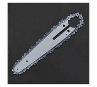 AOIUU Chaîne et guide de 4, 6 ou 8 pouces for tronçonneuse électrique, pièces de rechange for mini-scie d'élagage, accessoires de guide de jardin(4 INCH Chains 2PCS)