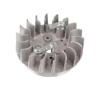 AOIUU Convient aux Mini-Motos Chinoises 2 Temps 47cc 49cc, Pocket Bike, Dirt Quad, ATV, Moteur à Lanceur à Rappel, Volant d'inertie à 18 ailerons(New)