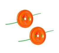 AOIUU Convient for tête de coupe-bordures électrique INDEL, pièces détachées for tondeuses à gazon à essence, accessoires for outils de jardinage(Head X2)
