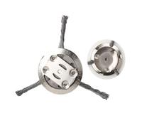 AOIUU Convient for tête de coupe-herbe à fil de 6 pouces, tête universelle 3/6, lame de désherbage à fil for tondeuse à gazon, 1 ou 2 pièces(3 Cutter Heads)