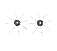 AOIUU Convient for tête de coupe-herbe électrique 15 mm, coupe-herbe sans fil, accessoire de jardin, 2, 5, 10 pièces(2Pcs)