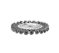 AOIUU Convient for tête de coupe-herbe universelle 100 mm, 115 mm, 125 mm, disque de brosse métallique, outils électriques de jardin(125mm x 16mm)