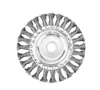 AOIUU Convient for tête de coupe-herbe universelle de 10, 4 et 5 pouces, roue métallique, brosse, disque, outil de jardin(4inch)