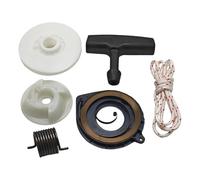AOIUU Convient for tronçonneuse H-u-s-q-v-a-r-n=a 435 440 445 450 445E 450E for kit de corde de poignée de ressort de poulie de démarreur à rappel