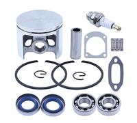 AOIUU Ensemble de pistons 50 mm 52 mm for tronçonneuse H-u-s-q-v-a-r-n=a 268 272 XP K 272K EPA, roulement à billes, joint d'huile, joint de cylindre, kit de joints de silencieux(52mm 272)