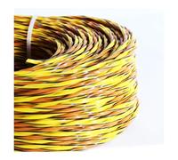 AOIUU Fil de coupe-herbe tricolore carré torsadé 15 m/10 m/5 m x 2,4 mm, en nylon, for débroussailleuse, accessoire for tête de tondeuse à gazon(1.6MM10M)
