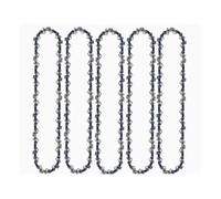 AOIUU Kit de guide-chaîne for tronçonneuse 8 pouces, 33 maillons d'entraînement, pas LP 3/8, épaisseur de dent de guidage 0,050, scie électrique(5pcs 8-inch Chain)