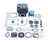 AOIUU Kit de Joint de roulement de Piston et de carburateur Nikasil 52 mm for tronçonneuse Husvq-Arna 268 272 272K 272XP 61 574331601, 503758172 W Admission
