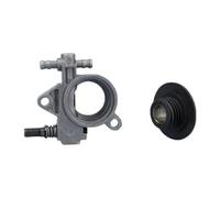 AOIUU Kit de lubrification for tronçonneuse 26cc, pompe à huile à vis sans fin, compatible avec Oleo-Mac 925GS260, Efco 125MT260MTT2600, 50160207 et 50160224(OIL PUMP AND WORM)
