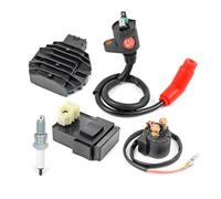 AOIUU Kit de relais régulateur de tension et redresseur de bobine d'allumage CDI BOX, compatible avec h0-n-d-a Recon 250 TRX250 TE/TM 97-04 TRX250EX TRX250X 01-19