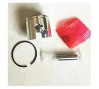 AOIUU Kit piston 34 mm for Zenoah Komatsu G2500 G2500TS 2500, ensemble cylindre, mini tronçonneuse 25 cc, bague de cylindre, goupille, clips circulaires(Single piston ring)