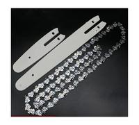 AOIUU Lame de chaîne de tronçonneuse 4/6/8/10/12/14/16/18/20 pouces, pas de 1/4 3/8 325, calibre 043 050 058, scie à chaîne électrique à essence(5PCS Chain,10 inch 050 40 DL)