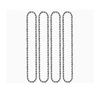 AOIUU Lame de tronçonneuse à essence 16" 64 DL, pas de 0,325", dent de guidage de 0,058", fraises arrondies for la coupe du bois(4pcs 16-inch Chain)