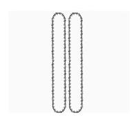 AOIUU Lame de tronçonneuse à essence 16" 64 DL, pas de 0,325", dent de guidage de 0,058", fraises arrondies for la coupe du bois(2pcs 16-inch Chain)