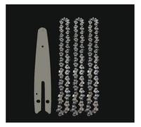 AOIUU Lames de tronçonneuse 4"/6"/8" for couper le bois, calibre 0,043", 1/4" LP, 28/37/45DL, mini-chaînes de tronçonneuse électriques de remplacement.(Chain Guide Set3,6 inch)