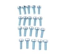 AOIUU Lot de 20 vis cannelées T27 M5x20 for tronçonneuse Sthil, Oleo-Mac, Dolmar, M-a-k-i-t-a, débroussailleuse, scie de débroussaillage, coupe-bordures, souffleur, taille-haie