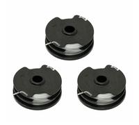 AOIUU Lot de 3 bobines de rechange à double fil for coupe-bordures sans fil Parkside Florabest PRTA 20-Li C3 IAN 351753