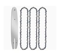 AOIUU Tronçonneuse électrique à essence 4 6 8 10 12 14 16 18 20 pouces 28 33 37 40 45 50 52 55 56 59 62 64 72 76 Lame de scie à chaîne à maillons d'entraînement DL(1Guide add 3Chain,14 inch 050 50 DL)