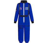 Aoiviss Costume d'astronaute pour enfants, costume spatial pour garçons et filles, déguisement d'astronaute de la NASA, pour costumade et jeu de rôle